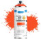 Etrexonline Pintura Spray Ecológica 400ml - Base Agua, Sin Olor - Para Muebles, Metal, Plástico y Madera - Colores Vivos y Permanentes, Cobertura Uniforme - Naranja Pastel, 1 unidad