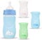 3er-Pack Silikonhüllen für Avent Flaschen 0-6 Monate 240 ml, Bruchsichere Schutzhülle für Avent Glasflaschen, Lebensmittelechte Silikonabdeckung Kompatibel mit 8 oz Babyflaschen, BPA-Free