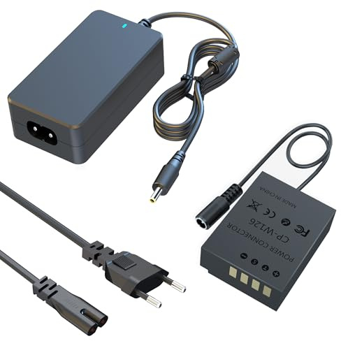 HYCTP NP-W126 DC-Koppler Dummy Batterie CP-W126 AC-Netzadapter für Fujifilm X100F X100V XS10 XE3 XT30 XT1 XT2 XT3 XT20 XT100 XT200 XA2 XA5 Fuji 50EXR 35EXR Kameras