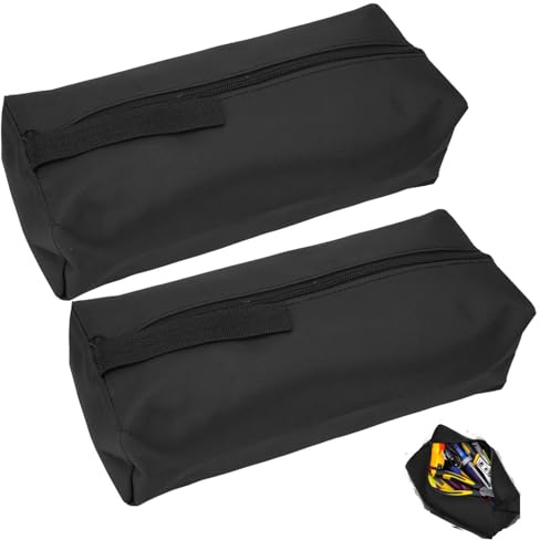 Hapivida Borsa Porta Attrezzi, Piccola e Portatile Borsa Elettricista in Poliestere 600D con Cerniera, Organizer per Attrezzi Multiuso per Elettricisti e Falegnami