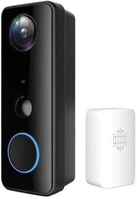 Campanello Wireless per Esterni Tuya Smart Home IP66 Videocitofono Impermeabile Google Intercom Batteria WiFi Campanello per Porta Telecamera