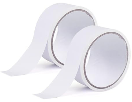 2Pack Super Strong Waterproof Tape for Pipes Patch Holes & Crack Butyl Sticker Strong Glue Barrier Fast Repair Stop Leakage Tool(5cm,White)