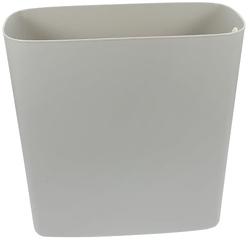 VALICLUD Slim Kitchen Bin Narrow Garbage Container Warm Gray Plastic Household Waste Basket for Bathroom and Living Room Multi-function Trash Can