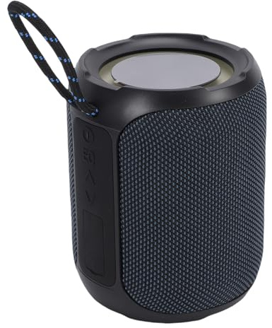 Altoparlante Bluetooth Esterno Wireless IPX7 Bassi Attivi Resistenti All'acqua per L'equitazione e il Gioco con Batteria da 5200 MAh Silicone ABS 130x130x105mm