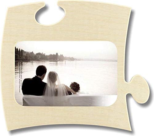 Country Living Puzzle-Holzrahmen, Holz, Natur, 10 x 15