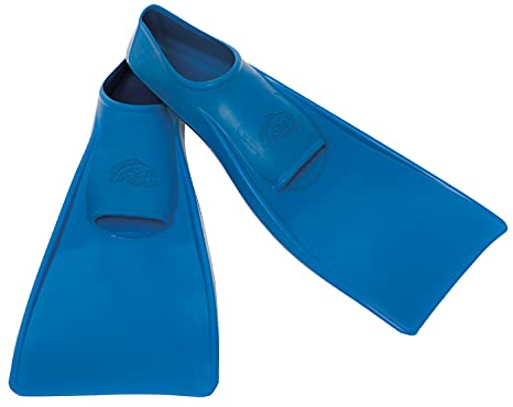 Flipper SwimSafe 1171 - Schwimmflossen für Jugendliche und Erwachsene, in der Farbe Blau, Größe 38 – 39, aus Naturkautschuk, als Schwimmhilfe für unbeschwerten Schwimm- und Badespaß