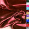 TOLKO 1m Glanz Satin Stoff Meterware als Modestoff Dekostoff Kostümstoff Gardinenstoff Vorhangstoff Hochzeitsstoff | Glitzer Satinstoffe zum Nähen Dekorieren | Nähstoffe 150cm breit (Bordeaux)