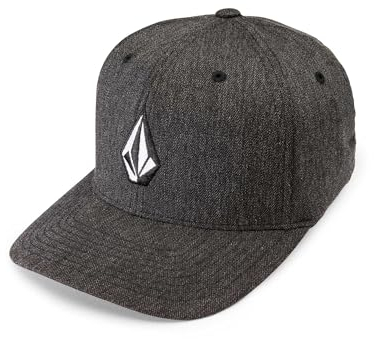 Volcom Herren Cap Full Stone Hthr Xfit, Charcoal Heather, S/M, D5511588CHH