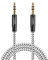 CableCreation, cavo ausiliario audio da 3,5 mm, lungo 45,7 cm, sottile e morbido, cavo AUX per cuffie, iPod, iPhone, iPad, impianto stereo domestico e dell'auto, ecc.