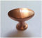 Abrafix 10pk - 28mm SMALL 'Pearle' Brushed Copper Effect Cupboard/wardrobe Door Handle Knob