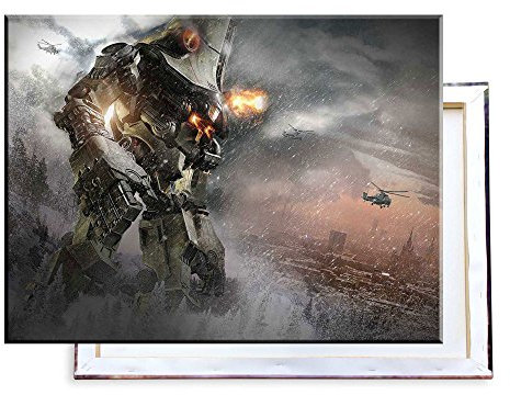 Unified Distribution Pacific Rim - 80x60 cm - Bilder & Kunstdrucke fertig auf Leinwand aufgespannt und in erstklassiger Druckqualität