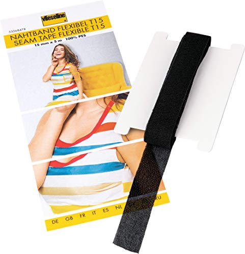Vlieseline Nahtband Flexibel T15 SB schwarz