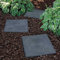 Garden Gear Stomp Stepping Stones Ornamental Path Garden Eco Friendly Weatherproof Recycled Rubber Decoration (4 Pack 30 x 30cm)