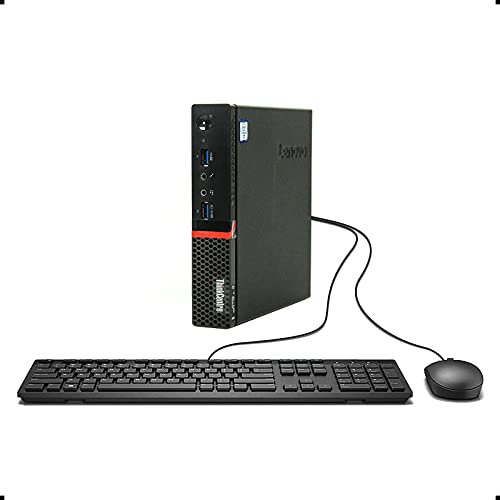 Lenovo ThinkCentre M900 ordenador pequeño, torre de ordenador pequeña (Intel Core i5-6500T, 8 GB Ram, 256 GB SSD, USB 3.0, WiFi) Windows 10 Pro (renovado)