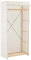 vidaXL Kleiderschrank Stoffschrank Garderobenschrank Garderobe Schrank Schlafzimmerschrank Schlafzimmer Wohnzimmer Weiß 79x40x170 cm Stoff