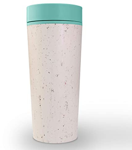 Circular&Co. - World's First Reusable Travel Mug Made from Recycled Coffee Cups, Marine Green (16oz)