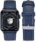 Euler Bracelet de rechange en cuir véritable compatible avec Apple Watch Ultra Series 8 7 6 SE 5 4, noir foncé, 38/40/41mm, Classique