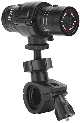 Motorcycle Dash Recording Camera, 1080P 30fps Dash Cam Video Driving Recorder Motorbike DVR with 120 Degree Angle View, Support 32GB Memory Card