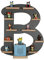 MR TEDDY BEAR Kinderregal Buchstabe B | Holzregal für Toniebox und Tonies | Tonie-Regal hergestellt in der EU | Wandregal zum Spielen und Sammeln | Für Mädchen und Jungen | im B Design in Anthrazit