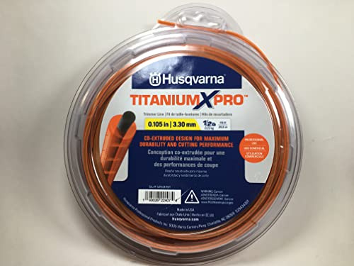 Husqvarna 529337611 Titanium XPro Runde Trimmerschnur, 30 m Spule, 0,26 cm