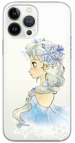 ERT GROUP mobile phone case for Apple Iphone 6/6S original and officially Licensed Disney pattern Elsa 010 optimally adapted to the shape of the mobile phone, partially transparent