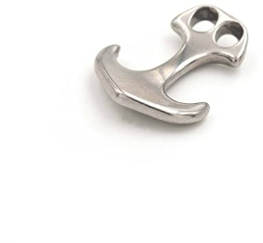 Vintageparts Knebelverschluss als Anker aus 304 Edelstahl 1 Stück zum Schmuck selber basteln