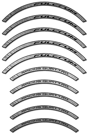 Adesivi compatibili con cerchi bici Fulcrum Racing Quattro da strada 35mm