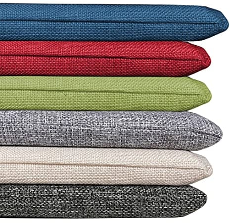 Gartenbank-Kissen, 2/3-Sitzer für Esszimmer/Terrasse, 80/100/120 cm, Esszimmerbank-Sitzkissen für Zuhause, Garten, drinnen und draußen, 120 x 30 cm, rot)