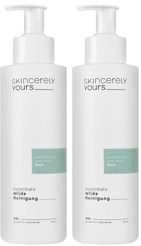 VORTEILSPACK: Skincerely Yours Milde Reinigung 2x200ml I Hautneutraler pH-Wert 5,5 I Für alle Hauttypen I Reinigungsgel für jeden Tag ohne auszutrocknen I Ohne Sulfate I Vegan I unparfümiert