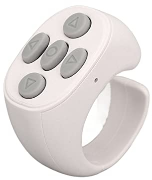 Fernbedienung für Handy, und Selfie – Wiederaufladbare Remote Control mit Smart Ring und Ladekabel ()