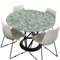 Morbuy Rund Tischdecke Elastisch, Lotuseffekt Tischdecke Abwaschbar Tischdecken Marmor Drucken Gartentischdecke Indoor Outdoor Tischtuch (Durchmesser 180cm,Grau Grün)