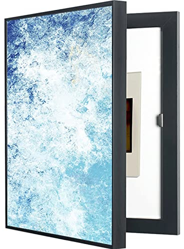 ViLLeX Schalttafel für den Innenbereich, Zählerabdeckungsbox im Haus, dekorative elektrische Box, Abdeckung, Zählerabdeckung, Verteilerkasten, Gemälde verstecken, J (Farbe: C)