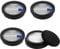 VIKKSAER Lot de 4 filtres HEPA avec filtre éponge, compatibles avec les aspirateurs sans fil Afoddon A200Pro/A200 & ORFELD B08/C10A/C10G & NEQUARE S12 S25 S26 Series