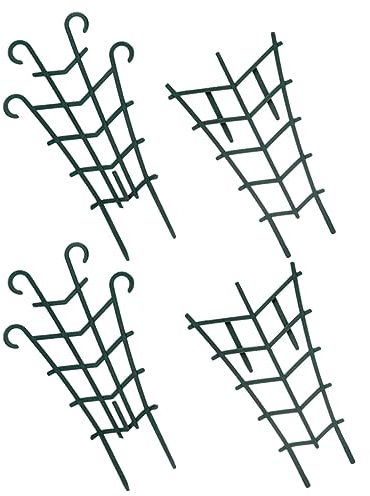 pflanzenständerYardwe 4 Stück Blumenspalier, Unterstützung für Käfigpflanzen, Gartenspalier, Zimmerpflanzen, Spalier für Pflanzen, Kletterhalter für Topfpflanzen, Pflanzenspalier, Gitter, Ku