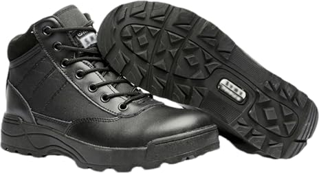 BAYAJIAZ Wander arbeitsstiefel,Atmungsaktive Wüstenstiefel, mit seitlichem Reißverschluss,Niedrig geschnittene Trainingsstiefel,zum Wandern im Freien, Jagen und für andere Aktivitäten,Schwarz,44 EU