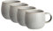 BUTLERS 4er Set Tassen 330ml Keramik Geschirr -HENLEY- dickwandiges Tassen Set Kaffetassen Teetassen | Skandinavisches Landhaus Stil Deko | Mikrowelle und Spülmaschinegeeignet