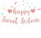Glitter Happy Sweet 16 Birthday Banner,Happy Sweet Sixteen Geburtstagsbanner, Glitzerndes Sweet 16 Partyschild, Happy Birthday Girlande,Happy Sweet 16th Birthday Party Dekoration für Mädchen(Rosa)