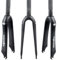 14/16/18/20/22 Inch Folding Bike Rigid Fork T700 Carbon Fiber Bmx Fork C-Brake QR 28.6mm Straight Tube Front Fork Width 74mm/100mm