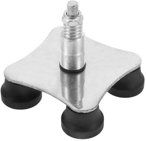 Beavorty Gehstockspitzen Rutschfest Trekkingstockspitzenschutz 4-Bein-Krückenfußpolster Befestigung Für Gehstöcke