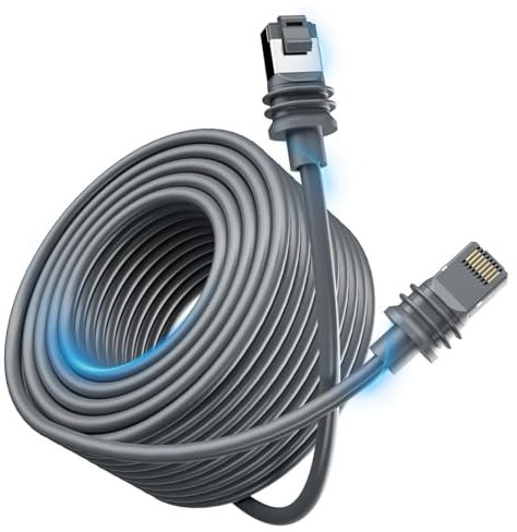 Jadeshay Starlink Kabel Gen 3 23M/75ft, Ersatzkabel Gen 3, Satelliten-Ersatzkabel, 1200 Mbit/s Standard-Verlängerungskabel wasserdichte Starlink-Kabelverlängerung für Starlink