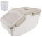 WGFOIP 10kg Rice Storage Container, Airtight Dry Storage Bins Dog Food Storage Box with Measuring Cup for Rice, Cereal, Flour