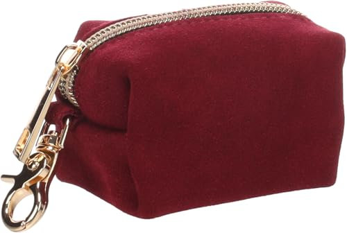 Flamingo Kotbeutelspender Sueda Bordeaux – Praktisch und Stilvoll, Leicht an der Leine zu Befestigen