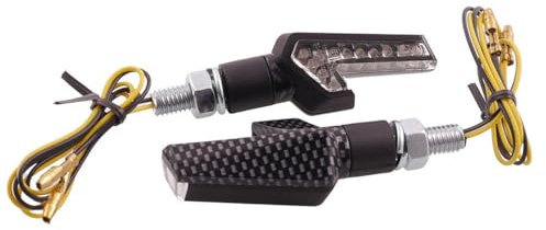 Blinker VANEZ Rider LED Carbon universal Custom kompatibel mit Motorrad Roller Moped Mofa ABE
