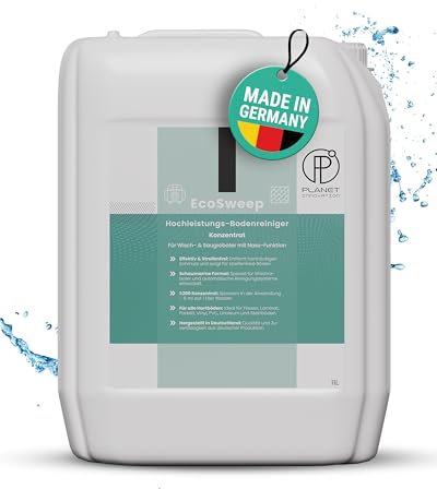 EcoSweep – 11L Profi-Bodenreiniger Konzentrat (1:200) für Wisch- & Saugroboter mit Nassfunktion | Streifenfrei, materialschonend, kraftvoll gegen Schmutz | Kompatibel mit Roborock, Dreame, Ecovacs