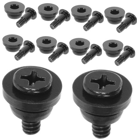 FELTECHELECTR 10pcs Hard Drive Screws for 3.5 Inch DIY Computer Mounting Screw Motherboard Mounting Screw Absorbing Screw for PC