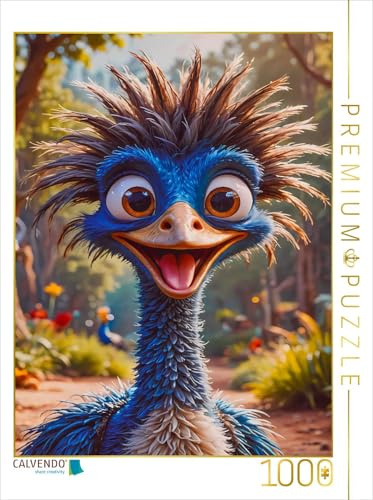 CALVENDO Puzzle Der Kasuar | 1000 Teile Lege-Größe 64 x 48 cm Foto-Puzzle für glückliche Stunden