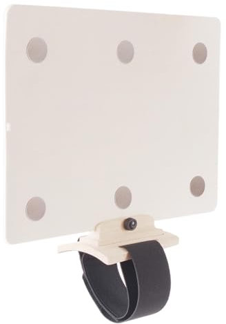 Notenständer, Bühnenständer, Musikständer für Violine für Gruppen | Leichter Gitarrenständer, Notenständer mit verstellbarem Gummiband für Dirigentenständer