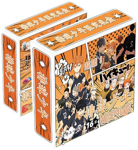 16 Haikyus Anime Sammlungen - Haikyus Poster Stand Album Tasche Karte Box - HinataShoyo TobioKageyama Figuren Dekorationen