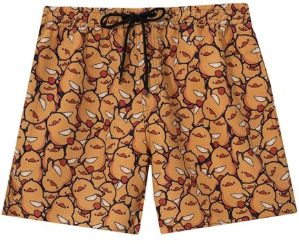 Pampling Costume da Bagno Uomo – Design Originali, Asciugatura Rapida, Vita Elastica con Cordino Regolabile, Tasche Laterali e Posteriori – Perfetto per Mare e Piscina (Psicopato, XL)