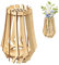 LUMOOM Vase en bois pour bouquet de fleurs, puzzle en bois, vase en bois pour bouquet, roses, tulipes, tournesols et fleurs de cerisier (A)